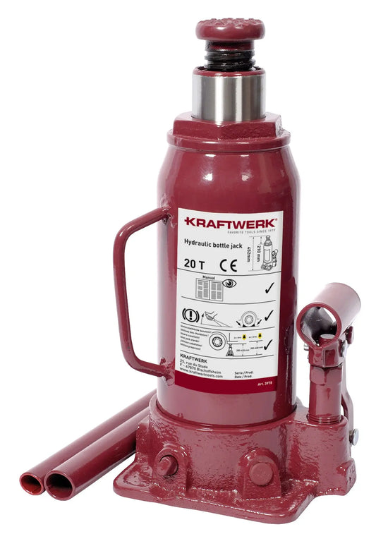 HYDRAULISCHER FLASCHEN-WAGENHEBER, 20 T KRAFTWERK