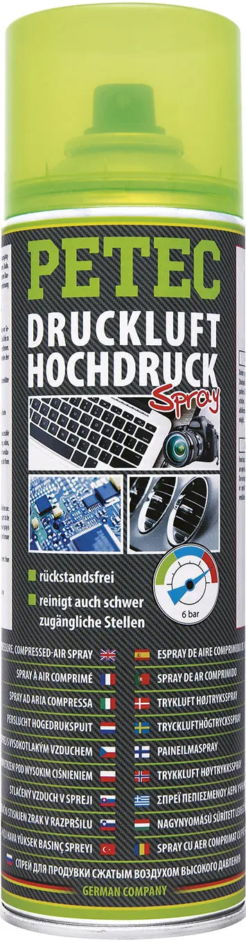 Hochdruck - Druckluftspray - 400 ml PETEC