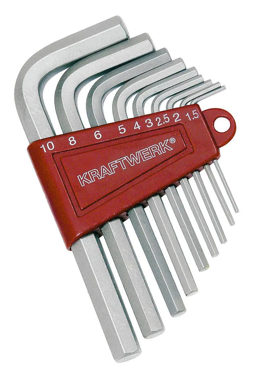INSECHSKANTSCHLÜSSELSATZ, 1.5-10MM, 9-TLG. KRAFTWERK