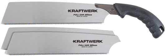 JAPANISCHE ZUGSÄGE & 2 ERSATZBLÄTTER 265MM KRAFTWERK