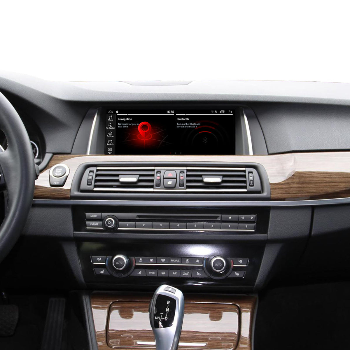JFSound Android-Autoradio mit Navigation für BMW 5er F10/F11 (2010-2012), 10,25-Zoll-Display, CIC – Produktansicht 2