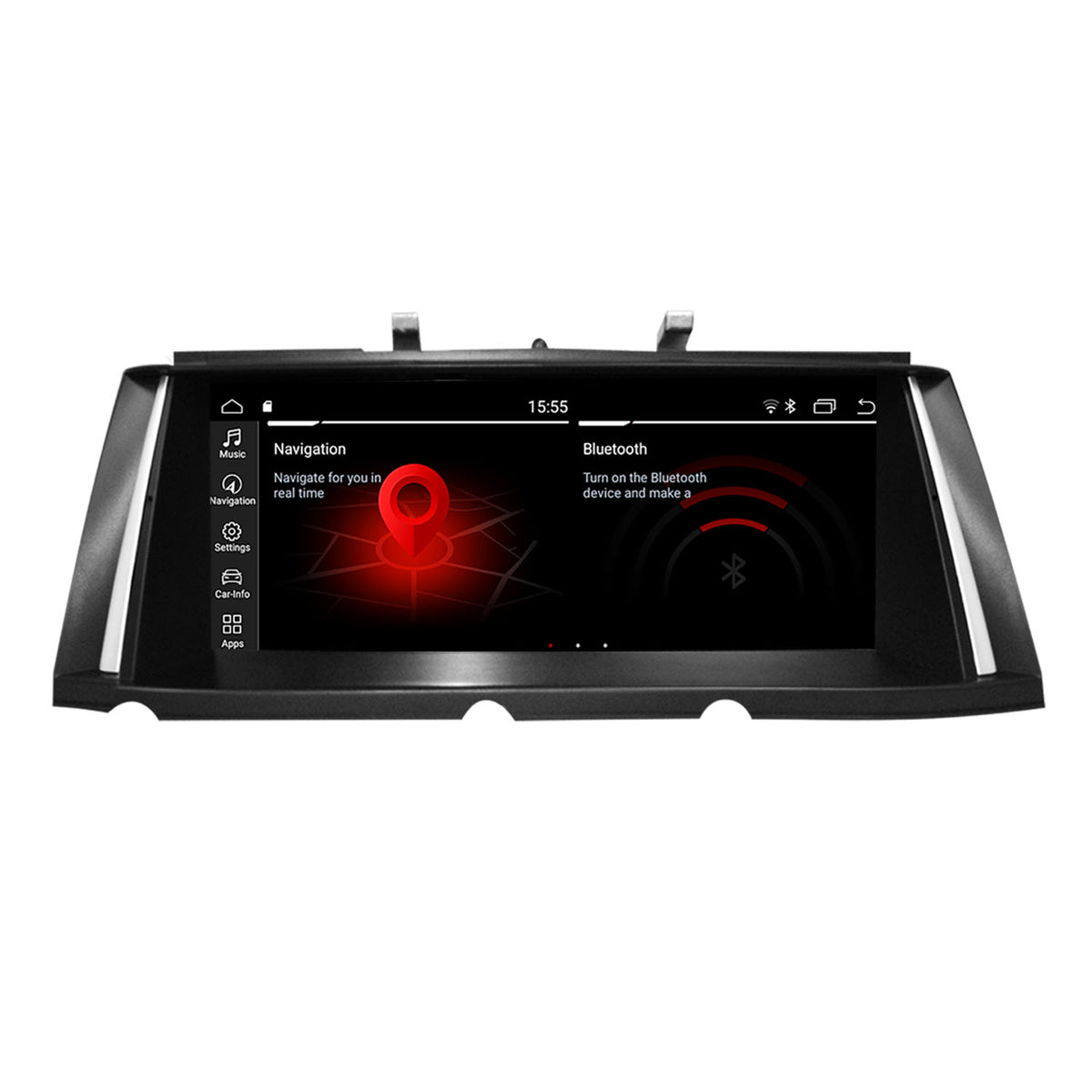 JFSound Android-Autoradio mit Navigation für BMW 7er F01/F02 2013-2015, 10,25-Zoll-Display, NBT – Produktansicht 1