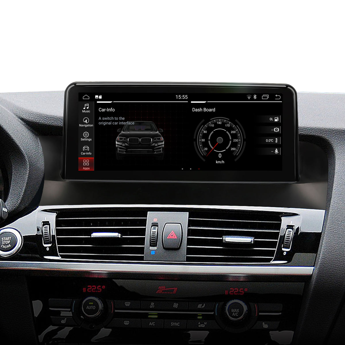 JFSound Android-Autoradio mit Navigation für BMW X3 F25 2011-2012, 10,25-Zoll-Display, CIC – Produktansicht 2