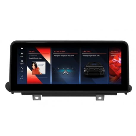 JFSound Android-Autoradio mit Navigation für BMW X5/X6 F15 F16 (2014-2017), 10,25-Zoll-Display, NBT – Produktansicht 1