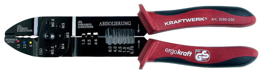 KOMBI-ABISOLIER- UND KABELSCHUHZANGE KRAFTWERK