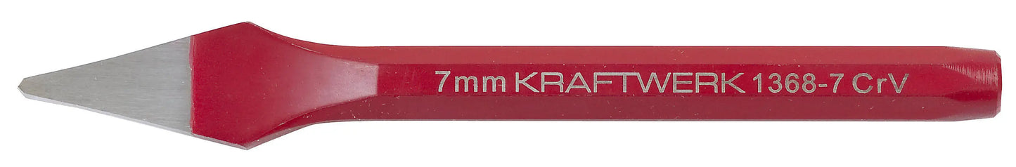 KREUZMEISSEL 7 MM X 165 MM LACKIERT KRAFTWERK