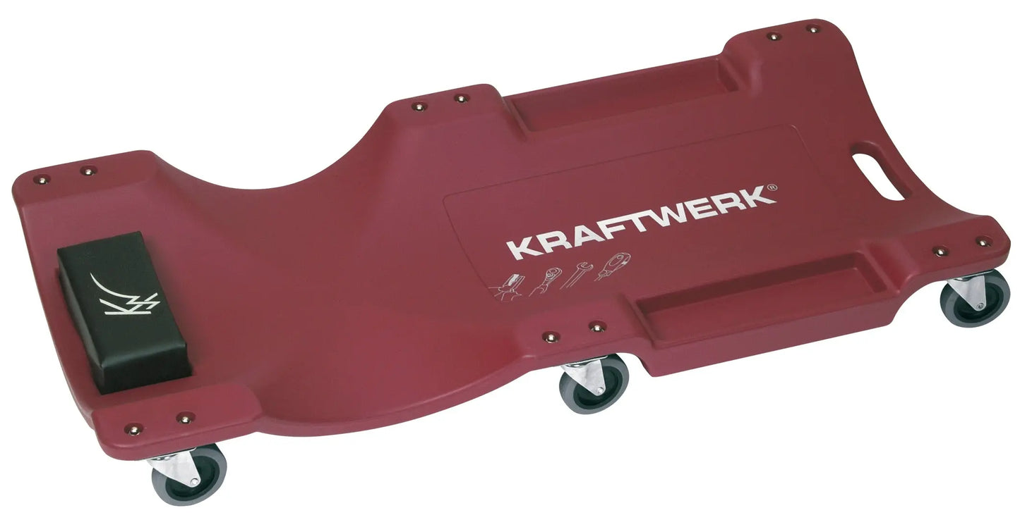 KUNSTSTOFF-LIEGEPRITSCHE MIT 6 RAD KRAFTWERK