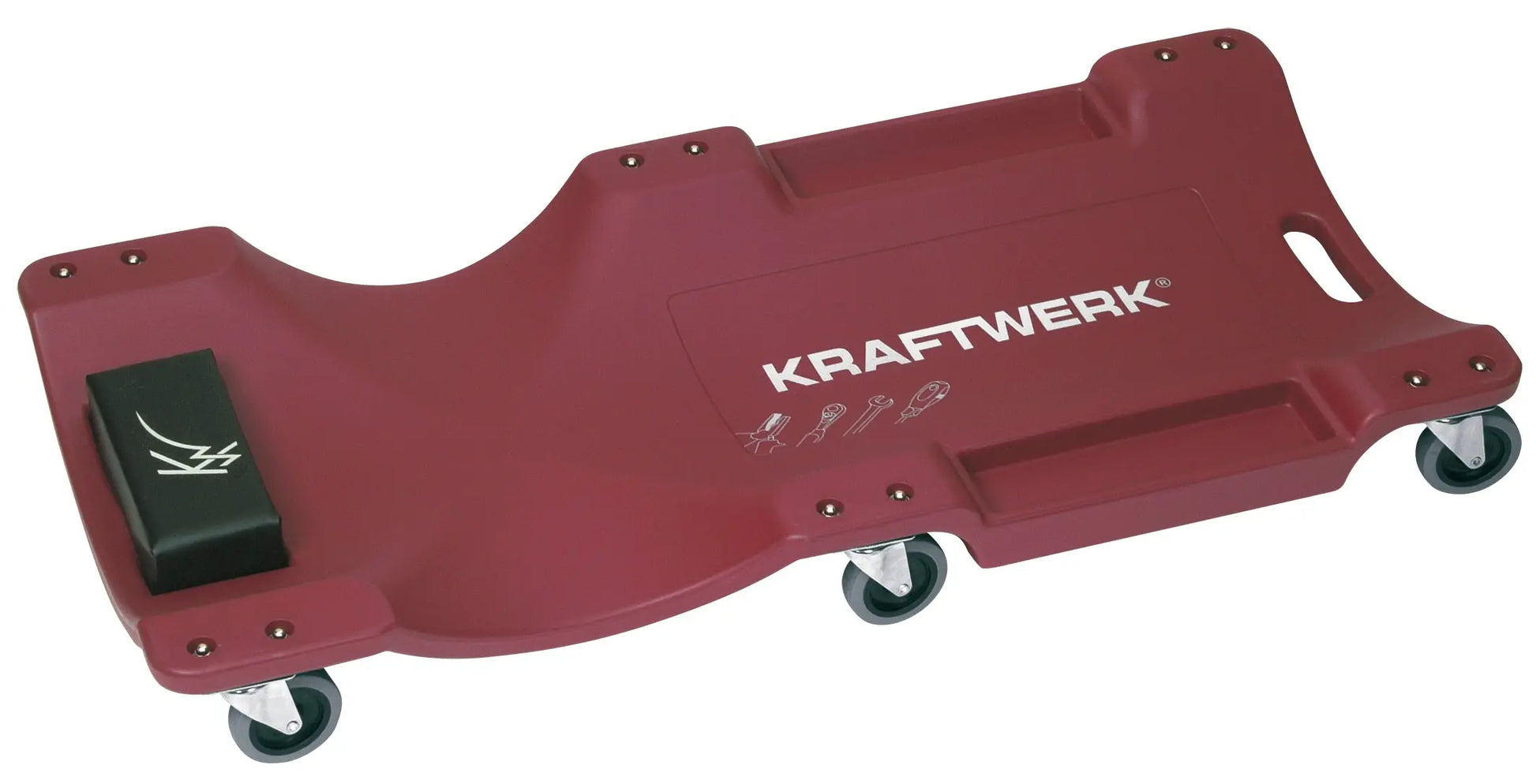 KUNSTSTOFF-LIEGEPRITSCHE MIT 6 RAD KRAFTWERK