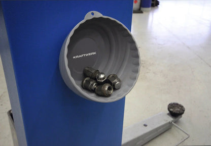 KUNSTSTOFF-MAGNET-SCHALE, GRAU, Ø 150 MM KRAFTWERK