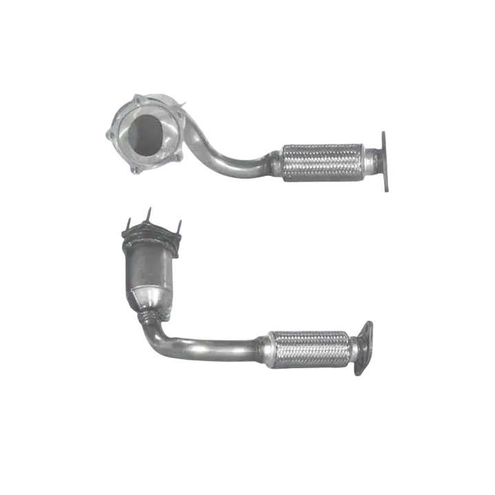 Katalysator E-Prüfzeichen Homologiert Benzinkat Kat bis EURO 2 E-Prüfzeichen für FORD FIESTA 1.25L 16-V-ZH12-Motor;  gekoppelter Kat u.a. BM CATALYSTS