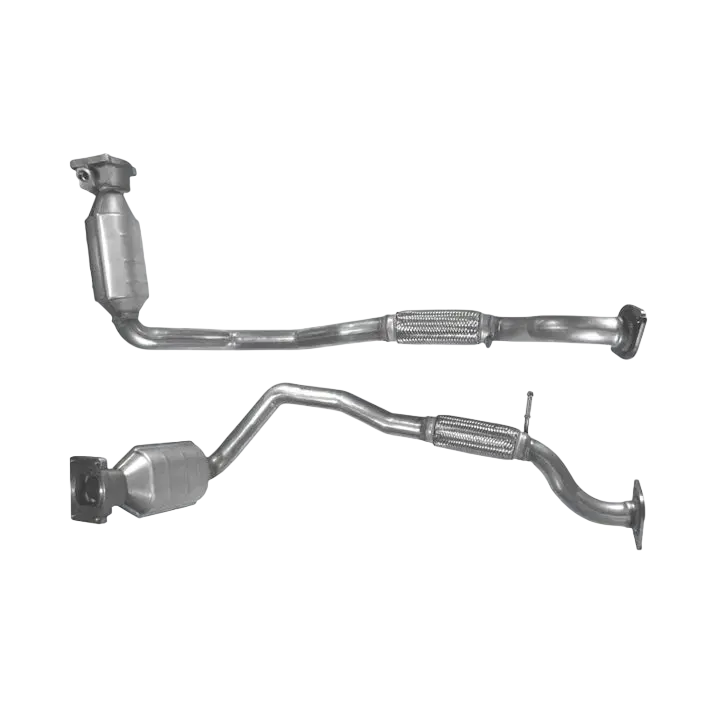 Katalysator E-Prüfzeichen Homologiert Benzinkat Kat bis EURO 2 E-Prüfzeichen für FORD MONDEO 1.6L ZH16-Motor;  gekoppelter Kat u.a. BM CATALYSTS