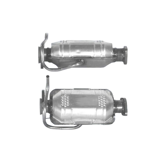 Katalysator E-Prüfzeichen Homologiert Benzinkat Kat bis EURO 2 E-Prüfzeichen für KIA PRIDE 1.3L B3 Motor mit Luftschlauch u.a. BM CATALYSTS