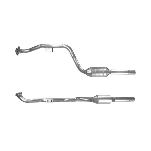 Katalysator E-Prüfzeichen Homologiert Benzinkat Kat bis EURO 2 E-Prüfzeichen für MERCEDES C180 1.8L W202 Limousine Einzel-F/Rohr u.a. BM CATALYSTS
