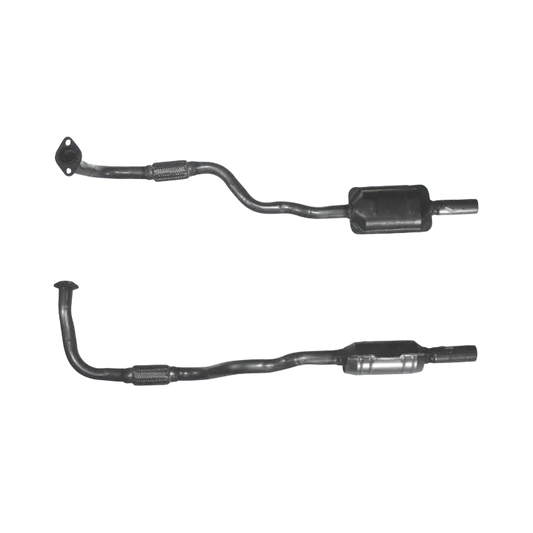 Katalysator E-Prüfzeichen Homologiert Benzinkat Kat bis EURO 2 E-Prüfzeichen für OPEL ASTRA G 1.6L 8-V-Box X16SZR-Motor u.a. BM CATALYSTS
