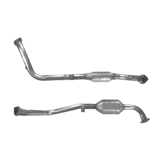 Katalysator E-Prüfzeichen Homologiert Benzinkat Kat bis EURO 2 E-Prüfzeichen für OPEL OMEGA B 2.5L X25XE-Motor rechte Seite u.a. BM CATALYSTS