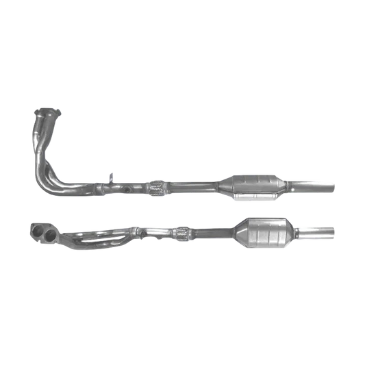 Katalysator E-Prüfzeichen Homologiert Benzinkat Kat bis EURO 2 E-Prüfzeichen für OPEL SINTRA 2.2L 16-V-X22-XE-Motor u.a. BM CATALYSTS