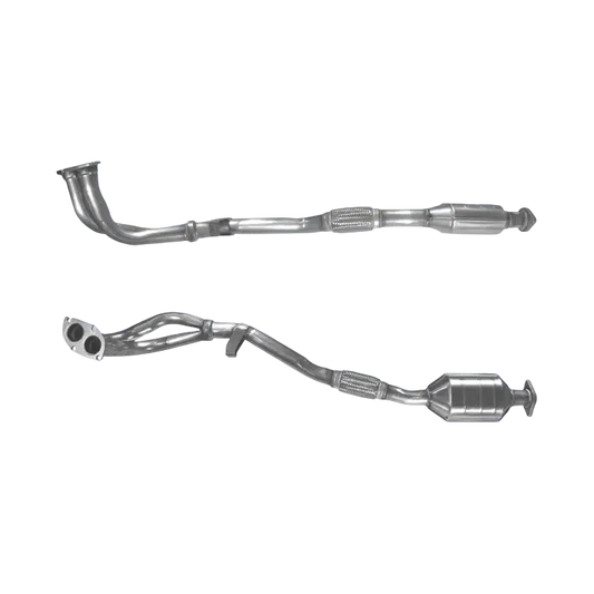 Katalysator E-Prüfzeichen Homologiert Benzinkat Kat bis EURO 2 E-Prüfzeichen für OPEL VECTRA B 1.6L 16V Schaltgetriebe X16XEL Motor u.a. BM CATALYSTS