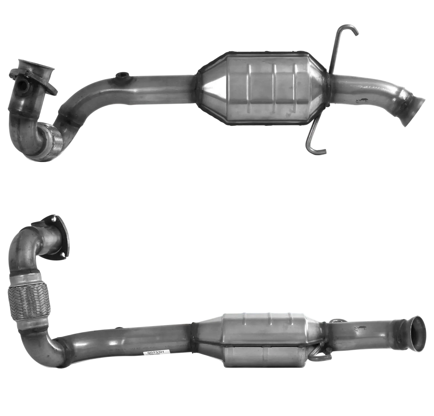 Katalysator E-Prüfzeichen Homologiert Benzinkat Kat bis EURO 2 E-Prüfzeichen für SAAB 900 2L 16-V-Turbo c/n S2031829 und S704025 u.a. BM CATALYSTS