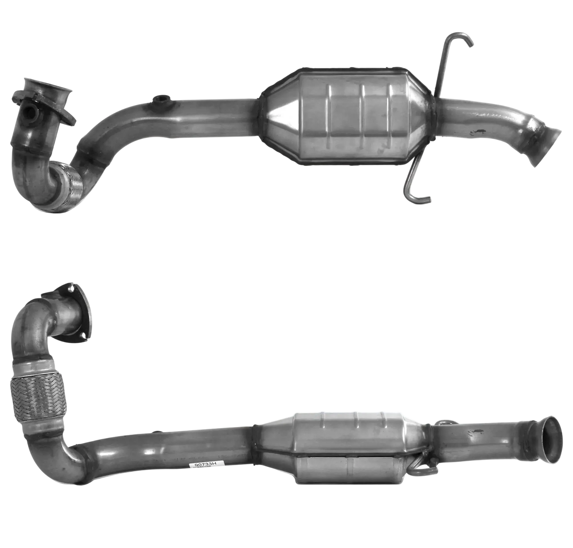 Katalysator E-Prüfzeichen Homologiert Benzinkat Kat bis EURO 2 E-Prüfzeichen für SAAB 900 2L 16-V-Turbo c/n S2031829 und S704025 u.a. BM CATALYSTS