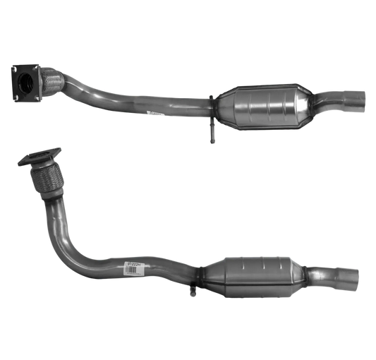 Katalysator E-Prüfzeichen Homologiert Benzinkat Kat bis EURO 2 E-Prüfzeichen für VOLKSWAGEN GOLF 1.8L Mk.1 Cabriolet 2H u.a. BM CATALYSTS