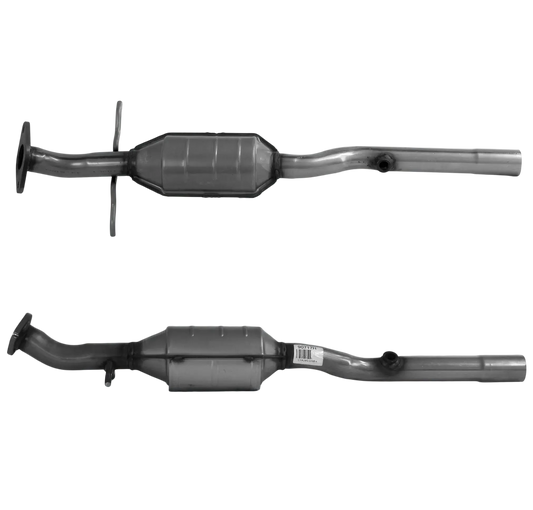 Katalysator E-Prüfzeichen Homologiert Benzinkat Kat bis EURO 2 oder 3 E-Prüfzeichen für FORD FOCUS 1.6L Mk.1 16v ZH16 Motor Unterboden Kat u.a. BM CATALYSTS