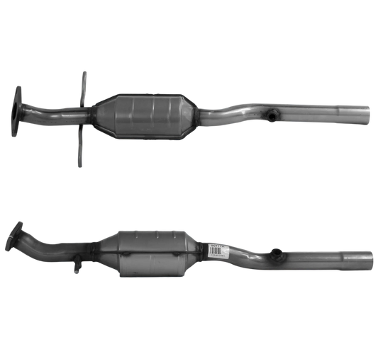 Katalysator E-Prüfzeichen Homologiert Benzinkat Kat bis EURO 2 oder 3 E-Prüfzeichen für FORD FOCUS 1.6L Mk.1 16v ZH16 Motor Unterboden Kat u.a. BM CATALYSTS