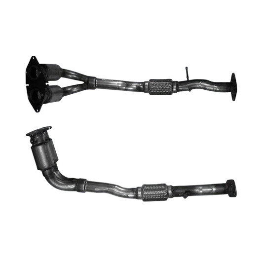 Katalysator E-Prüfzeichen Homologiert Benzinkat Kat bis EURO 3 E-Prüfzeichen für FIAT PUNTO 1.8L HGT 188A6 Motor; vorderer Kat u.a. BM CATALYSTS