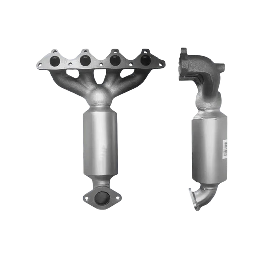 Katalysator E-Prüfzeichen Homologiert Benzinkat Kat bis EURO 3 E-Prüfzeichen für HYUNDAI ACCENT 1.3L 12-V-Verteiler u.a. BM CATALYSTS