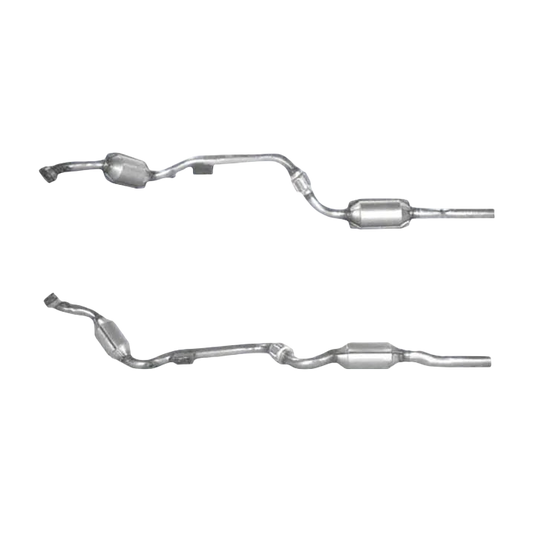 Katalysator E-Prüfzeichen Homologiert Benzinkat Kat bis EURO 3 E-Prüfzeichen für MERCEDES E240 2.6L W210 V6 Tiptronic Limousine rechte Seite... BM CATALYSTS