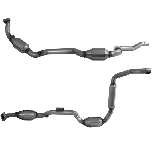 Katalysator E-Prüfzeichen Homologiert Benzinkat Kat bis EURO 3 E-Prüfzeichen für MERCEDES ML320 3.2L W163 V6 linke Seite u.a. BM CATALYSTS