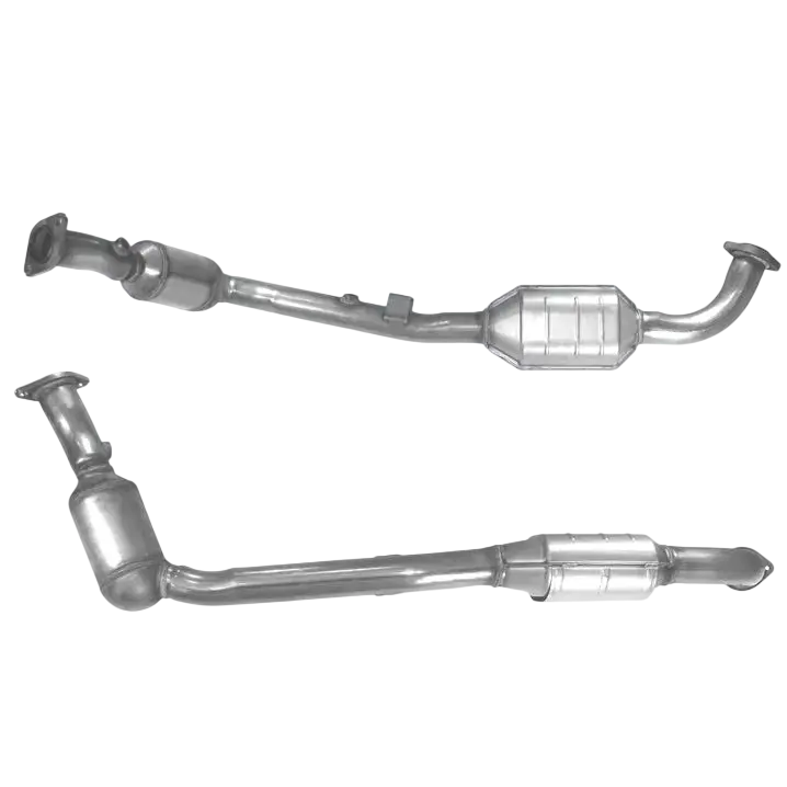 Katalysator E-Prüfzeichen Homologiert Benzinkat Kat bis EURO 3 E-Prüfzeichen für OPEL OMEGA B 2.6L V6 Y26SE-Motor linke Seite u.a. BM CATALYSTS