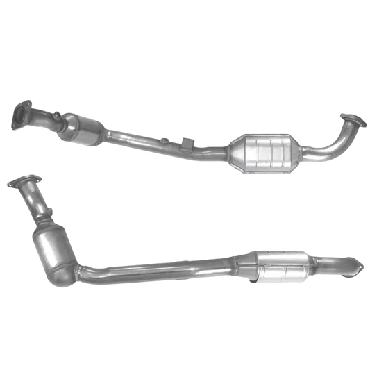 Katalysator E-Prüfzeichen Homologiert Benzinkat Kat bis EURO 3 E-Prüfzeichen für OPEL OMEGA B 2.6L V6 Y26SE-Motor linke Seite u.a. BM CATALYSTS