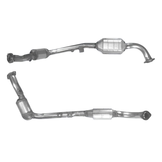 Katalysator E-Prüfzeichen Homologiert Benzinkat Kat bis EURO 3 E-Prüfzeichen für OPEL OMEGA B 3.2L V6 Y32SE Motor rechte Seite u.a. BM CATALYSTS