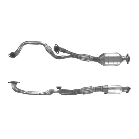 Katalysator E-Prüfzeichen Homologiert Benzinkat Kat bis EURO 3 E-Prüfzeichen für OPEL VECTRA B 2.6L V6 24v Y26SE Motor 2. Kat u.a. BM CATALYSTS