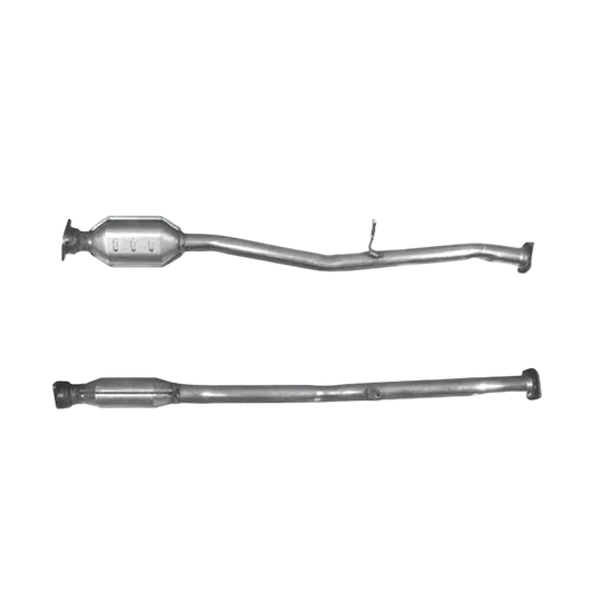 Katalysator E-Prüfzeichen Homologiert Benzinkat Kat bis EURO 3 E-Prüfzeichen für SUBARU FÖRSTER 2L Turbo EJ20 Motor; 2. Kat u.a. BM CATALYSTS