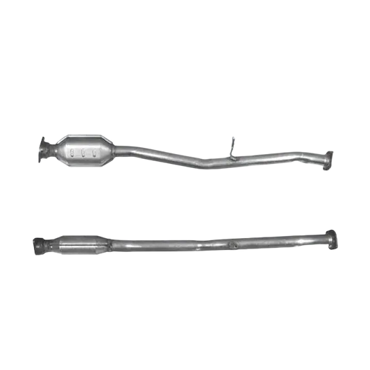 Katalysator E-Prüfzeichen Homologiert Benzinkat Kat bis EURO 3 E-Prüfzeichen für SUBARU FÖRSTER 2L Turbo EJ20 Motor; 2. Kat u.a. BM CATALYSTS