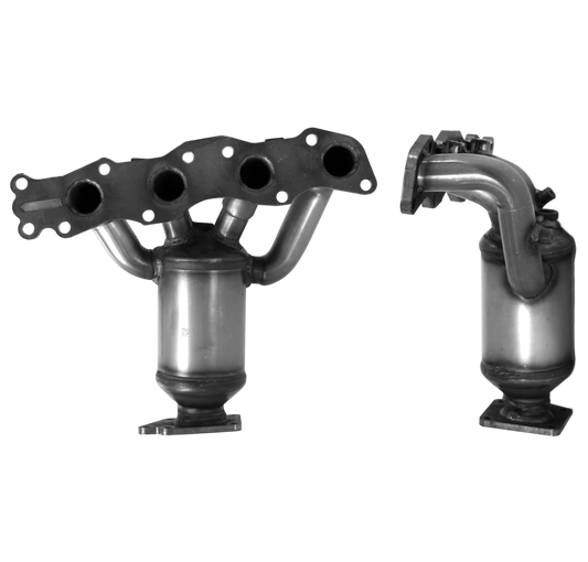 Katalysator E-Prüfzeichen Homologiert Benzinkat Kat bis EURO 3 E-Prüfzeichen für SUZUKI IGNIS 1.3L 16-V-M13A-Motorverteiler u.a. BM CATALYSTS