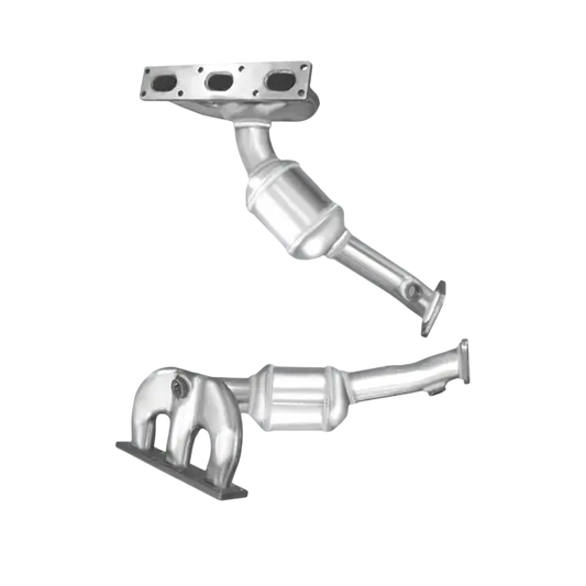 Katalysator E-Prüfzeichen Homologiert Benzinkat Kat bis EURO 3 oder 4 E-Prüfzeichen für BMW 320Ci 2.2L E46 LHD  M54 Motorzylinder 4-6... BM CATALYSTS