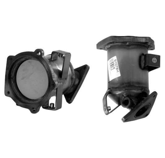 Katalysator E-Prüfzeichen Homologiert Benzinkat Kat bis EURO 3 oder 4 E-Prüfzeichen für HYUNDAI SANTA FE 2.4L 16 V G4JS-G-Motor  gekoppelter... BM CATALYSTS