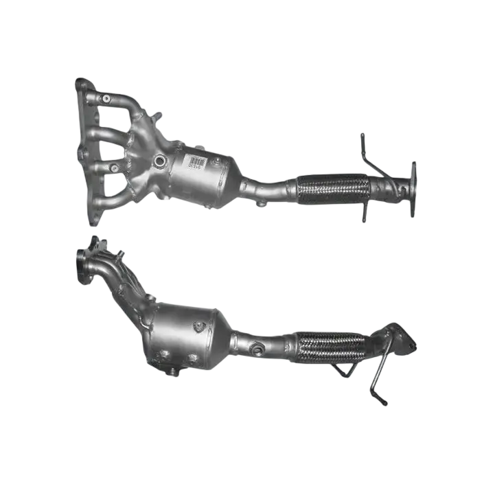 Katalysator E-Prüfzeichen Homologiert Benzinkat Kat bis EURO 3 oder 4 E-Prüfzeichen für MAZDA 3 1.6L 16v B6ZE; Maniverter für Z6-Motoren u.a. BM CATALYSTS