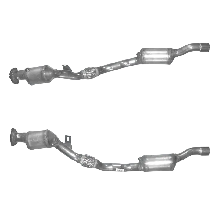 Katalysator E-Prüfzeichen Homologiert Benzinkat Kat bis EURO 4 E-Prüfzeichen für AUDI A4 3L V6 2WD CVT Auto Cabriolet ASN Motor linke Seite u.a. BM CATALYSTS