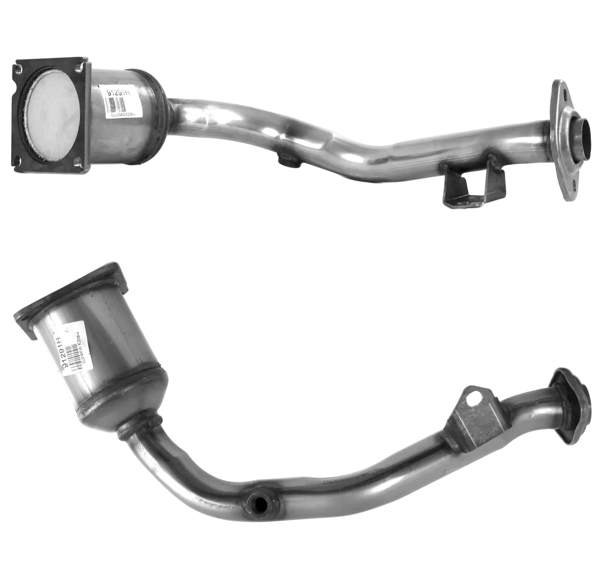 Katalysator E-Prüfzeichen Homologiert Benzinkat Kat bis EURO 4 E-Prüfzeichen für CITROEN C2 1.6L 16 V TU5JP4S Motor  gekoppelter Kat u.a. BM CATALYSTS