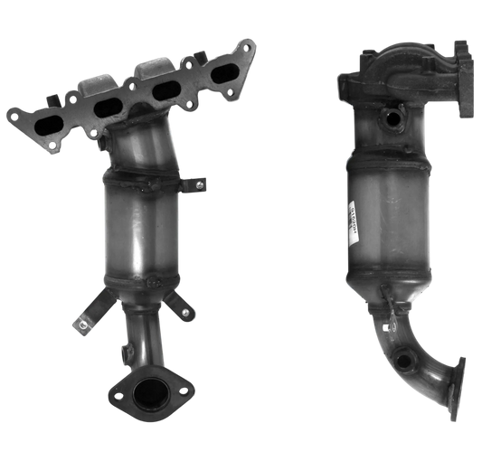 Katalysator E-Prüfzeichen Homologiert Benzinkat Kat bis EURO 4 E-Prüfzeichen für FIAT DOBLO 1.4L 16 V 843A1 Motor; Maniverter u.a. BM CATALYSTS