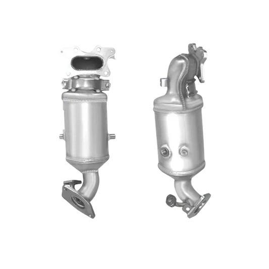 Katalysator E-Prüfzeichen Homologiert Benzinkat Kat bis EURO 4 E-Prüfzeichen für HONDA CIVIC 1.8L 16-V-R18A2-Motor;  gekoppelter Kat u.a. BM CATALYSTS