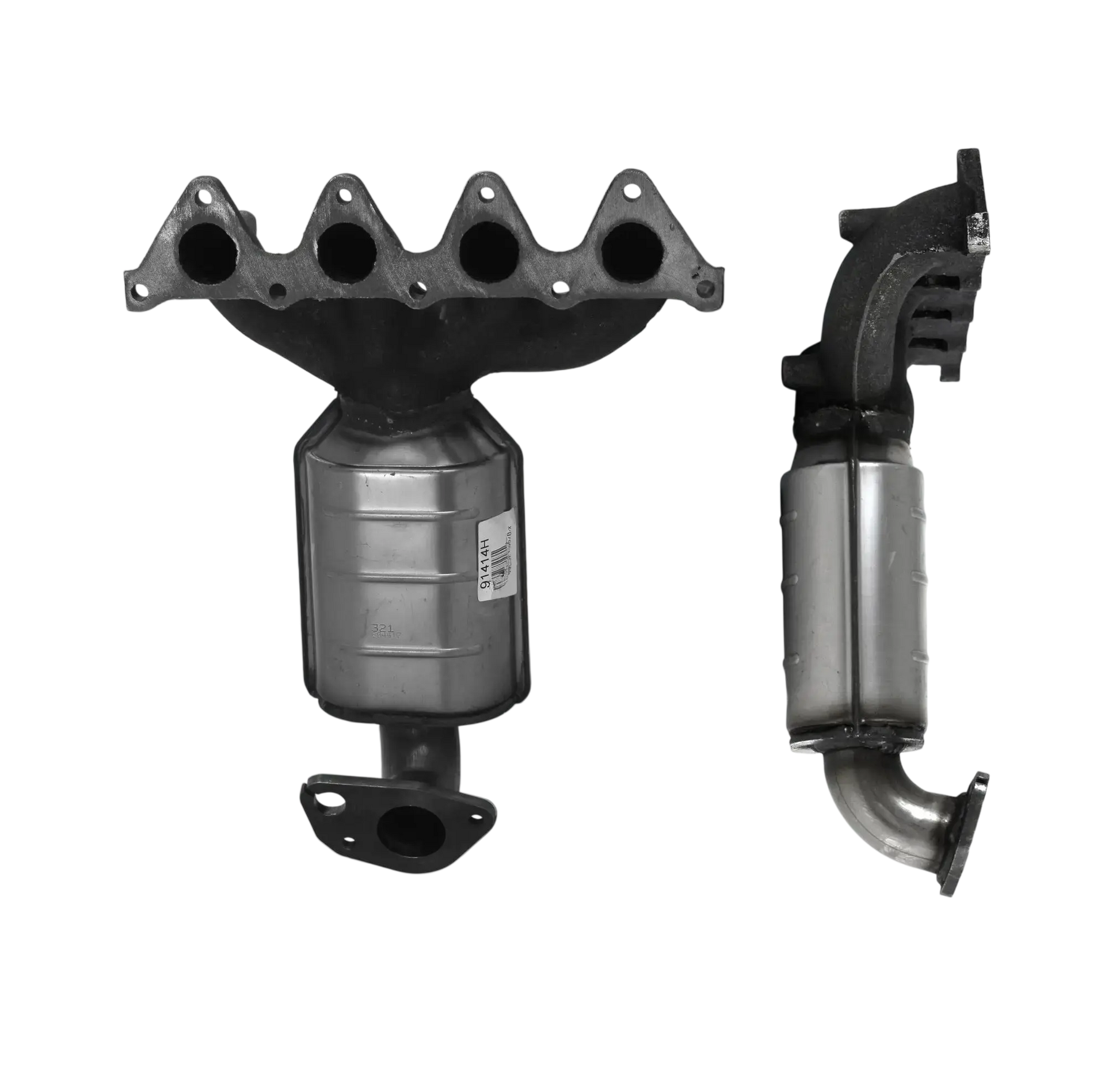 Katalysator E-Prüfzeichen Homologiert Benzinkat Kat bis EURO 4 E-Prüfzeichen für HYUNDAI ACCENT 1.4L 16-V-G4EE-Motorverteiler u.a. BM CATALYSTS