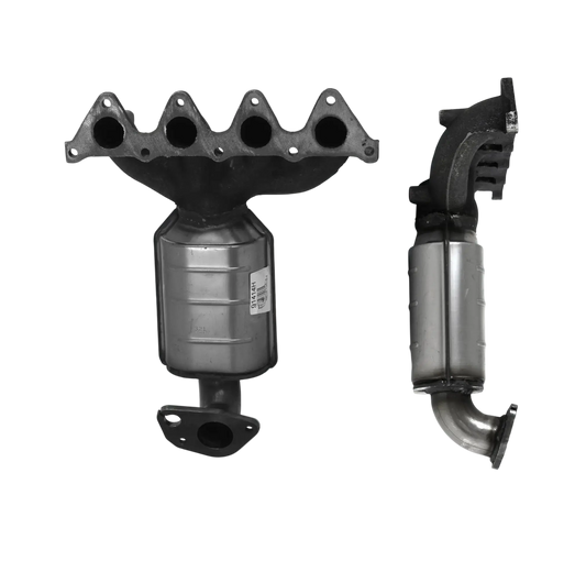 Katalysator E-Prüfzeichen Homologiert Benzinkat Kat bis EURO 4 E-Prüfzeichen für HYUNDAI ACCENT 1.4L 16-V-G4EE-Motorverteiler u.a. BM CATALYSTS