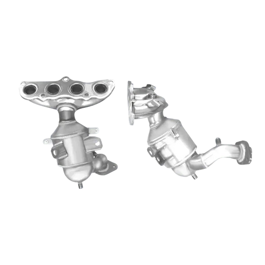 Katalysator E-Prüfzeichen Homologiert Benzinkat Kat bis EURO 4 E-Prüfzeichen für MAZDA 2 1.3L 16-V-ZJ-VE-Motor; Maniverter u.a. BM CATALYSTS