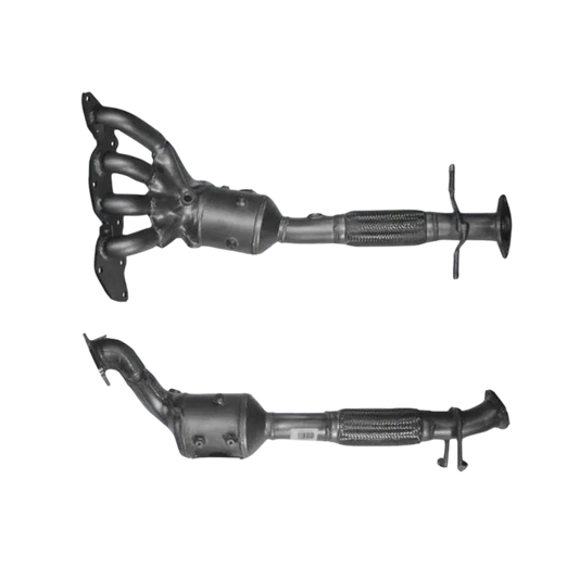 Katalysator E-Prüfzeichen Homologiert Benzinkat Kat bis EURO 4 E-Prüfzeichen für MAZDA 3 2L 16-V-LF17-Motorverteiler u.a. BM CATALYSTS