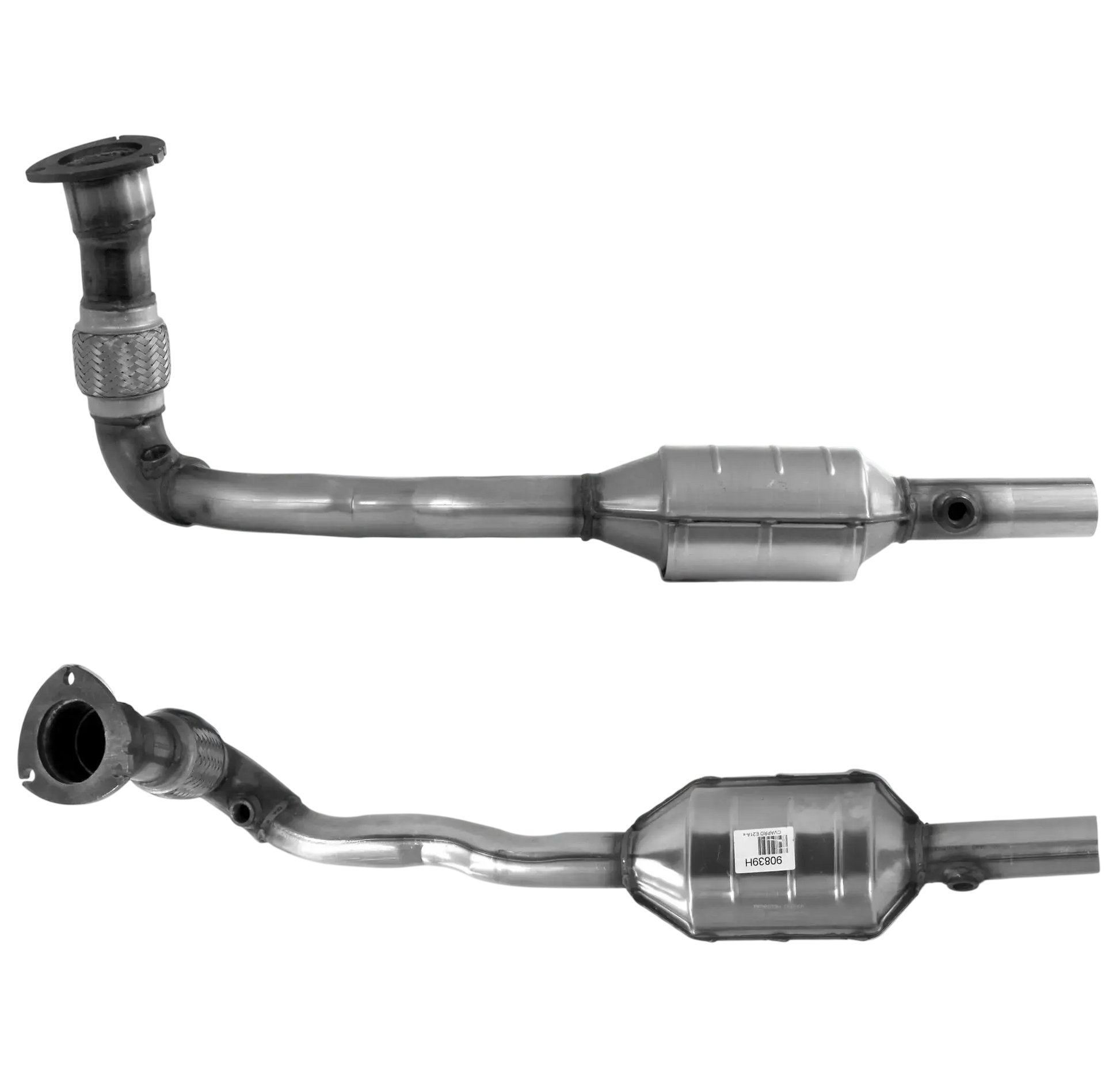 Katalysator E-Prüfzeichen Homologiert Benzinkat Kat bis EURO 4 E-Prüfzeichen für OPEL ASTRA G 2.2L 16-V-Z22SE-Motor u.a. BM CATALYSTS