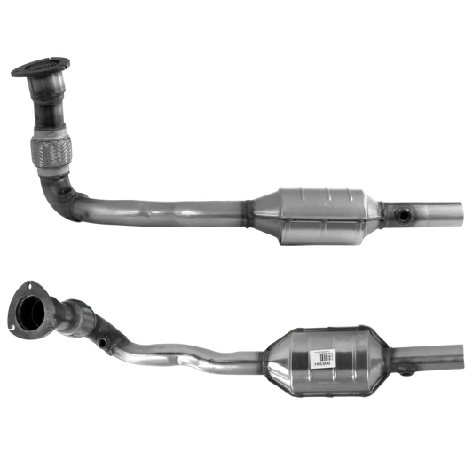 Katalysator E-Prüfzeichen Homologiert Benzinkat Kat bis EURO 4 E-Prüfzeichen für OPEL ASTRA G 2.2L 16-V-Z22SE-Motor u.a. BM CATALYSTS